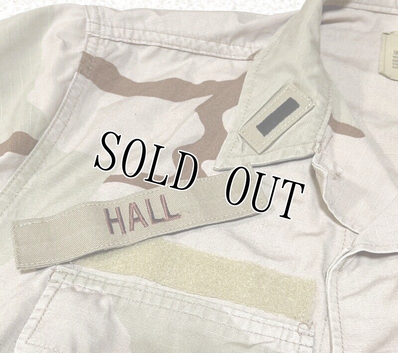 画像2: 米軍実物,US NAVY デザート3C 迷彩ジャケット S-R (2)