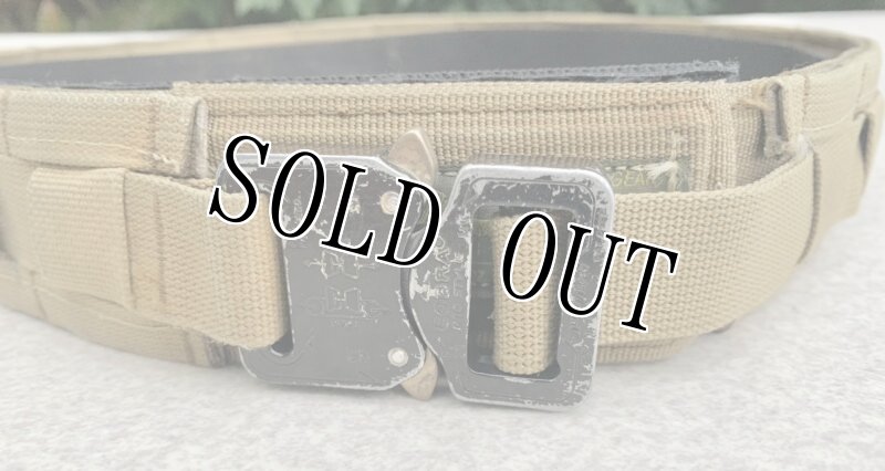 画像2: 海兵隊放出品 オードナンス製 タクティカル ガンファイターベルト CB (2)