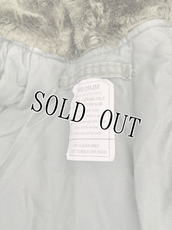 画像15: 米軍実物　PARKA, EXTREME COLD WEATHER　TYPE N-3B　MEDIUM (15)