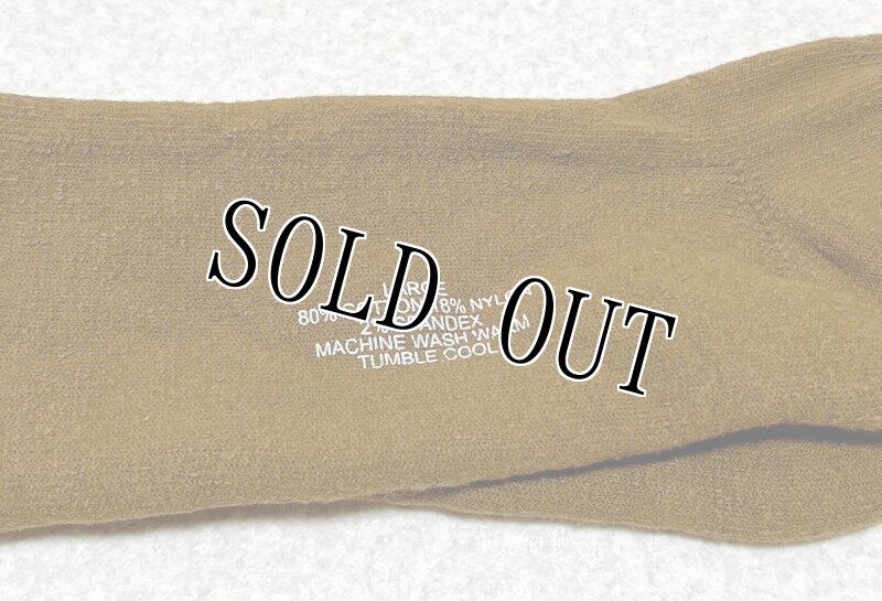 画像2: 海兵隊実物　ブーツ ソックス　コヨーテ　LARGE (2)