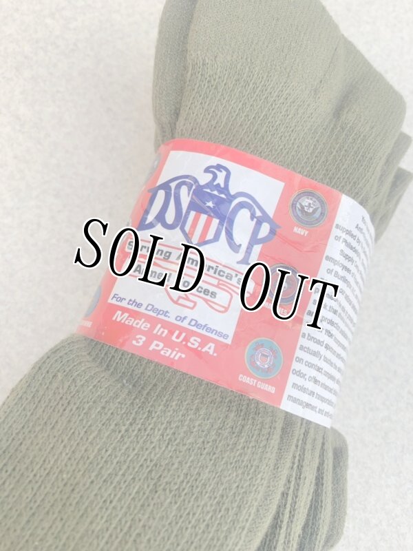 画像2: 米軍実物 GI ブーツソックス OD  3P LARGE (2)