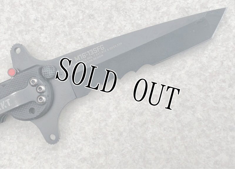 画像4: 米軍放出品 CRKT M16- 13SFG SPECIAL FORCES  TANTO WITH VEFF SERRATION ナイフツール (4)