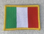 画像1: 米軍放出品 イタリア国旗 ワッペン NATO (1)