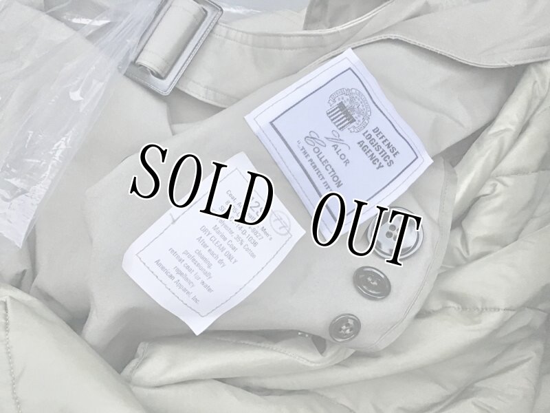 画像4: 米軍実物 海兵隊 ミリタリー トレンチコート 42 S (4)