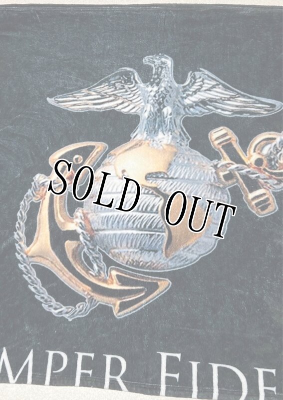 画像2: 米軍放出品 U.S.MARENE ブランケット /ひざ掛け (2)