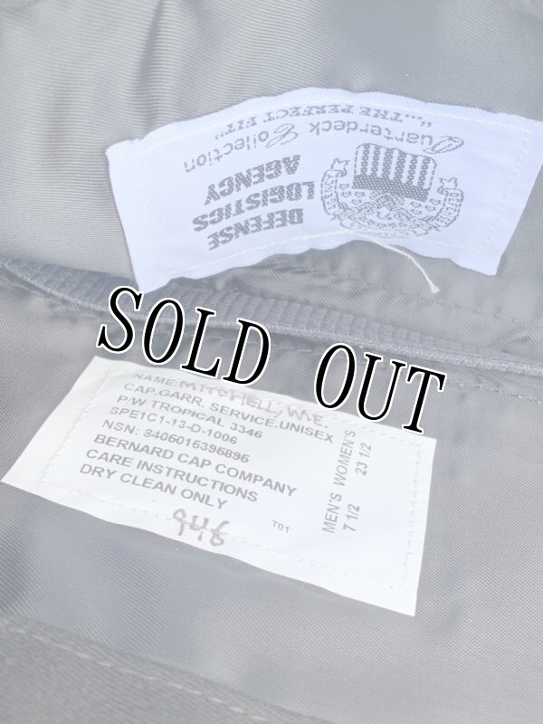 画像6: 米軍実物 US NAVY ギャリソン キャップ 7 1/2 (6)