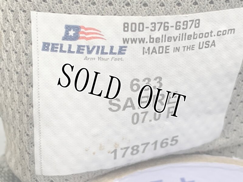 画像12: 米軍実物 Belleville 633 SABRE   アサルト コンバット ブーツ 7 R (12)