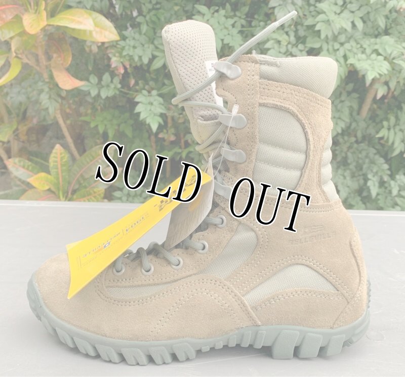 画像2: 米軍実物 Belleville 633 SABRE   アサルト コンバット ブーツ 7 R (2)