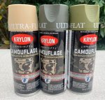 画像1: 米軍放出品 KRYLON ペイントスプレー 3本セット (1)