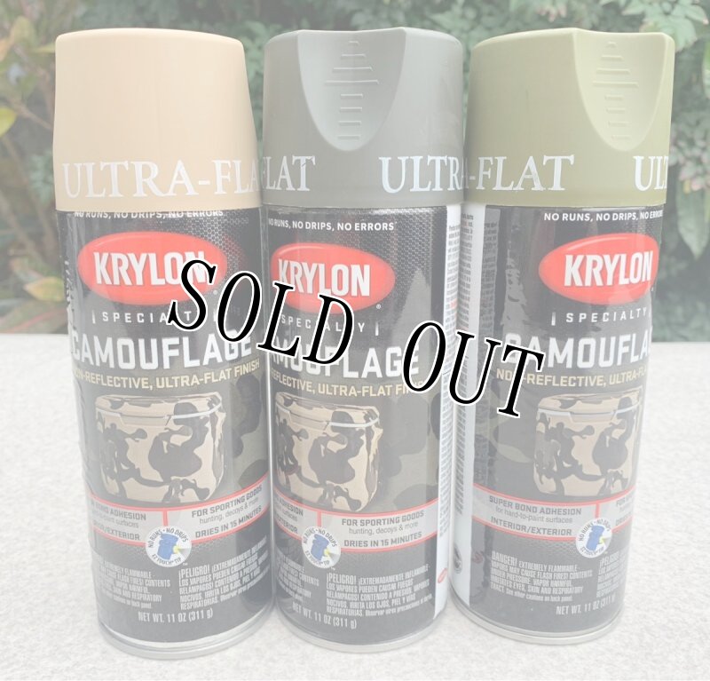 画像1: 米軍放出品 KRYLON ペイントスプレー 3本セット (1)