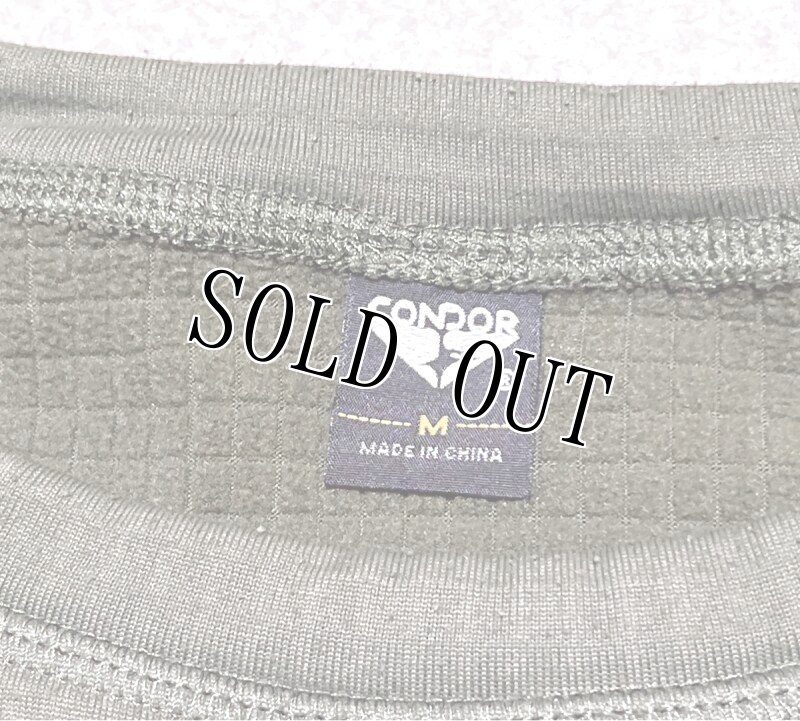 画像4: 米軍放出品,CONDOR　OD　アンダーシャツ　MEDIUM (4)