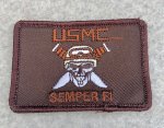 画像1: 海兵隊放出品 US MARINE SEMPER F1 パッチ (1)