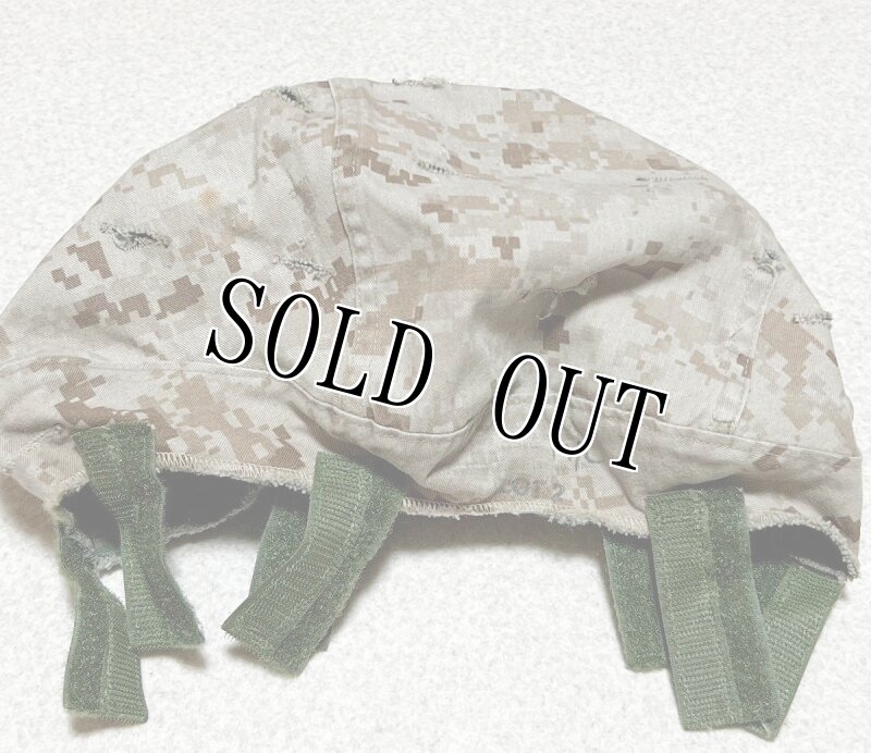 画像3: 希少‼︎米軍海兵隊実物 USMC  LWH ライトウェイトヘルメット  ウッドランドマーパット・デザート リバーシブルヘルメットカバー (3)