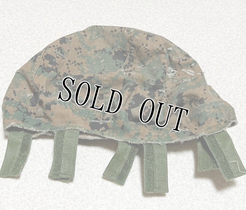 画像6: 希少‼︎米軍海兵隊実物 USMC  LWH ライトウェイトヘルメット  ウッドランドマーパット・デザート リバーシブルヘルメットカバー (6)