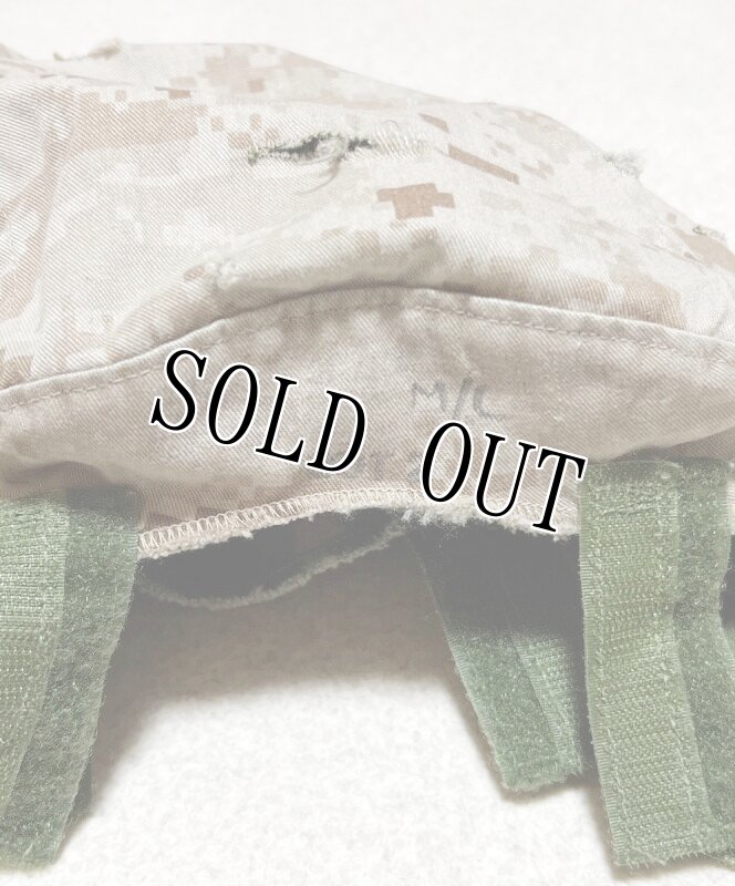 画像4: 希少‼︎米軍海兵隊実物 USMC  LWH ライトウェイトヘルメット  ウッドランドマーパット・デザート リバーシブルヘルメットカバー (4)