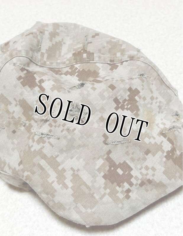 画像2: 希少‼︎米軍海兵隊実物 USMC  LWH ライトウェイトヘルメット  ウッドランドマーパット・デザート リバーシブルヘルメットカバー (2)