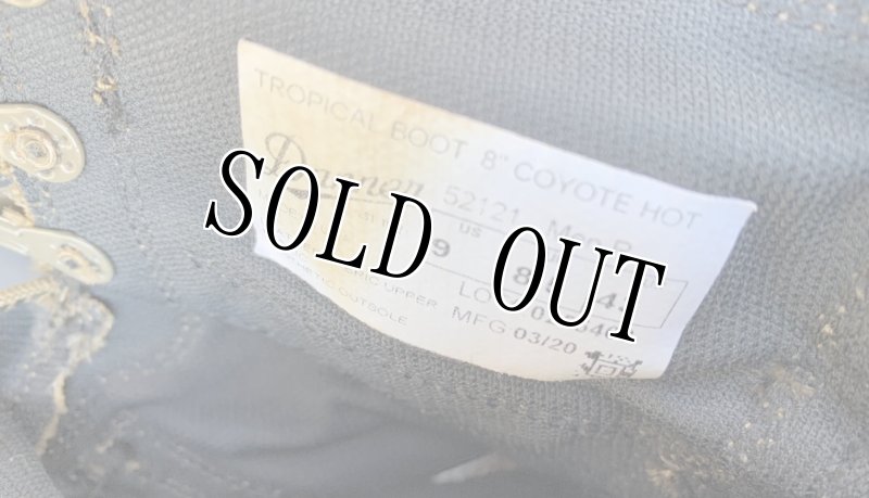 画像10: 新型!!米海兵隊実物 DANNER USMC Tropical Boot 8   コヨーテ 9 R  (10)