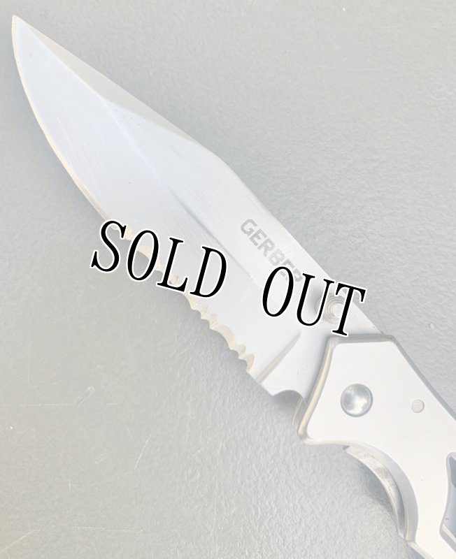 画像2: 米軍放出品 GERBER パラフレームII ガーバー ナイフ ツール【ステンレス】スケルトンハンドル  (2)