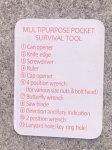 画像5: 米軍放出品 MULTIPURPOSE　POCKET　SURVIVAL　TOOL (5)