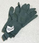 画像1: 米軍実物 GLOVE INSERT TYPEIICLASS2　軍手　グレー　SMALL (1)