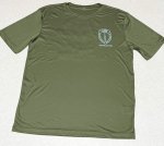 画像1: 米軍放出品　USMC III　MEF EOTG　Tシャツ　OD (1)