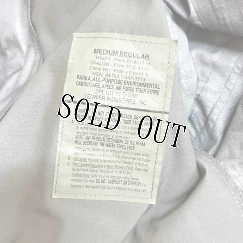 画像6: 米軍放出品 USAF 米空軍 ABU GORE-TEX パーカー M-R (6)