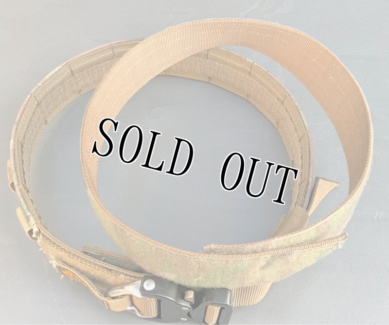 画像2: 海兵隊実物 オードナンス製 MOLLE SYSTEM D-RING   タクティカル ガンファイターベルト マルチカム SMALL (2)