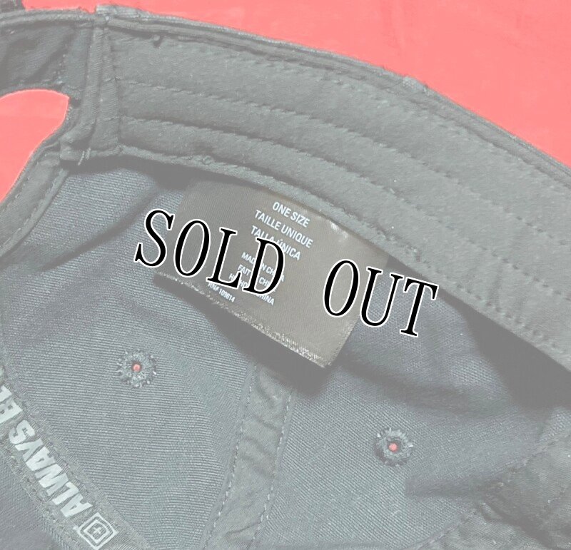 画像8: 米軍放出品　5,11　タクティカルキャップ　BK (8)