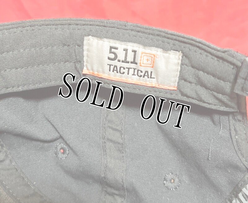 画像7: 米軍放出品　5,11　タクティカルキャップ　BK (7)