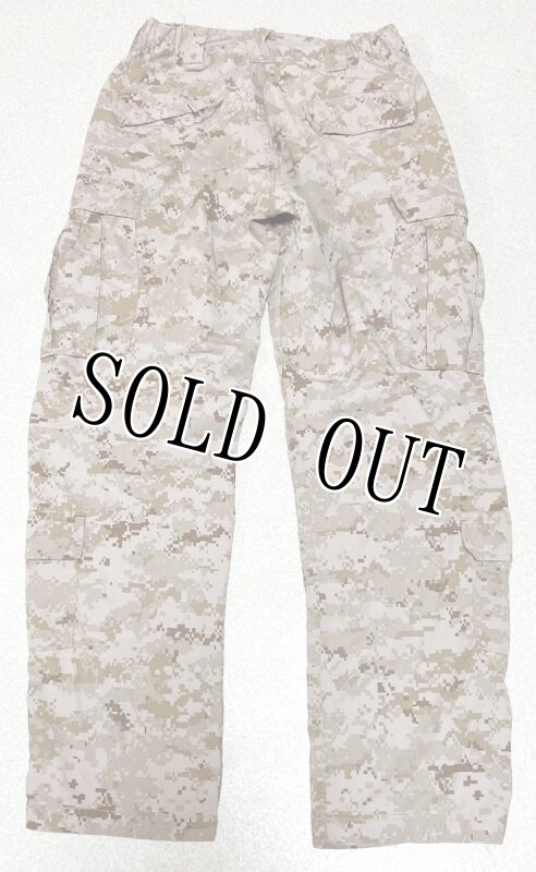 画像2: 米軍実物 USMC FROG デザートマーパットコンバットパンツ　S-R (2)