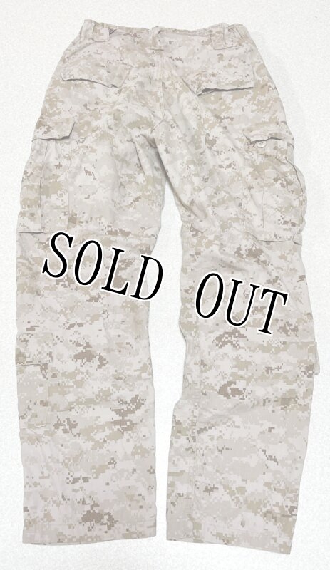 画像3: 米軍実物 USMC FROG デザートマーパットコンバットパンツ　S-R (3)