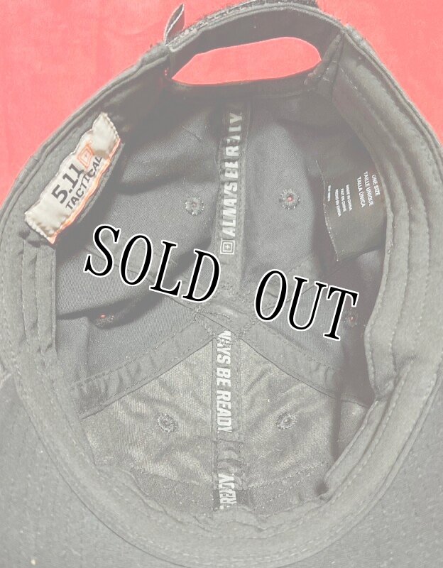 画像6: 米軍放出品　5,11　タクティカルキャップ　BK (6)