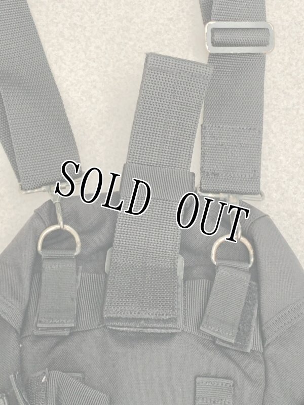 画像7: 米軍放出品 ドロップレッグ ダンプポーチ ブラック (7)