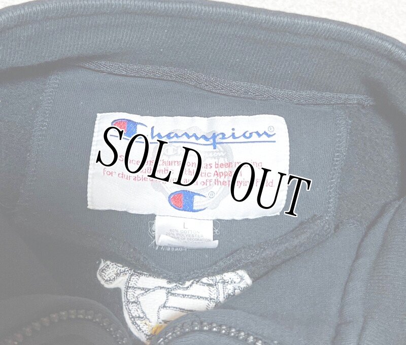 画像4: 米軍放出品 USMC チャンピオン フルジップスウェットジャケット LARGE (4)