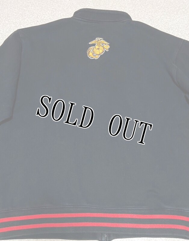 画像5: 米軍放出品 USMC チャンピオン フルジップスウェットジャケット LARGE (5)