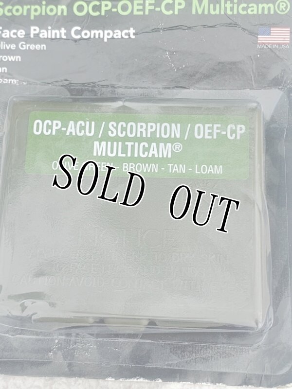 画像2: 米軍放出品 Make-up Kit Miltary 4 Color スコーピオン マルチカム (2)