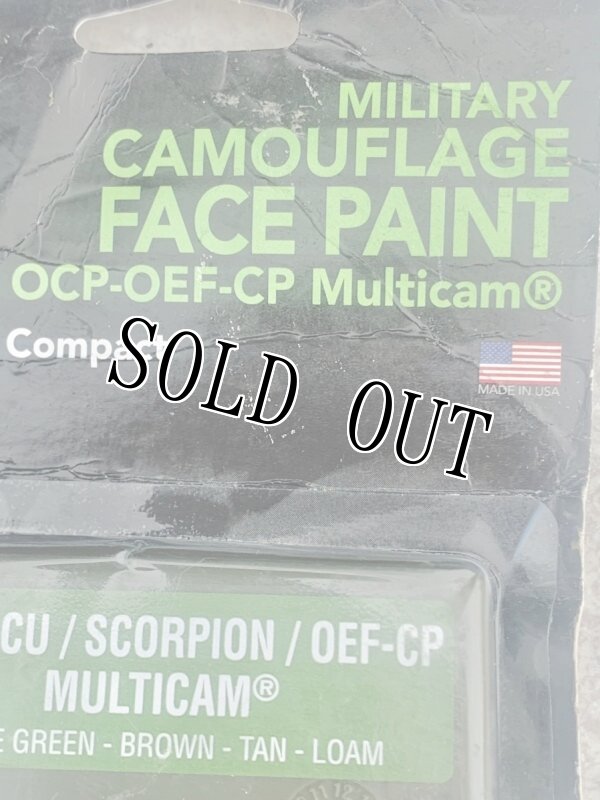 画像3: 米軍放出品 Make-up Kit Miltary 4 Color スコーピオン マルチカム (3)