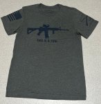 画像1: 米軍放出品　GRUNT STYLE　 Tシャツ　MEDIUM (1)