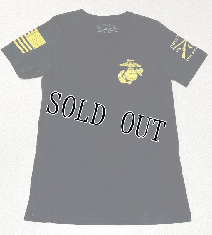 画像1: 米軍放出品　GRUNT STYLE　 USMCTシャツ　SMALL (1)