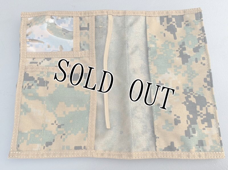 画像5: 米軍放出品 U.S.MARINE ウッドランド ピクセル   ナイロン 手帳カバー (5)