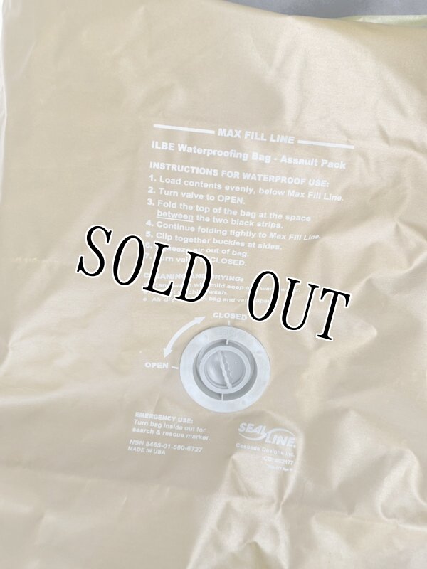 画像2: 米海兵隊実物 SealLine ILBE Waterproofing Bag-Assault Pack 56L  (2)