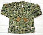 画像1: 米軍実物,US NAVY,　AOR2　NUW　TYPEIII FROG,INCLEMENT WEATHER コンバットシャツ　L-L (1)