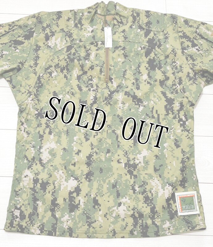 画像2: 米軍実物,US NAVY, AOR2 NUW TYPEIII FROG,INCLEMENT WEATHER コンバットシャツ L-L (2)