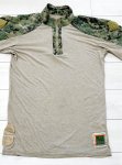 画像2: 米軍実物　FROG　US NAVY,　AOR2　コンバットシャツ　TYPEIII　M-LONG (2)
