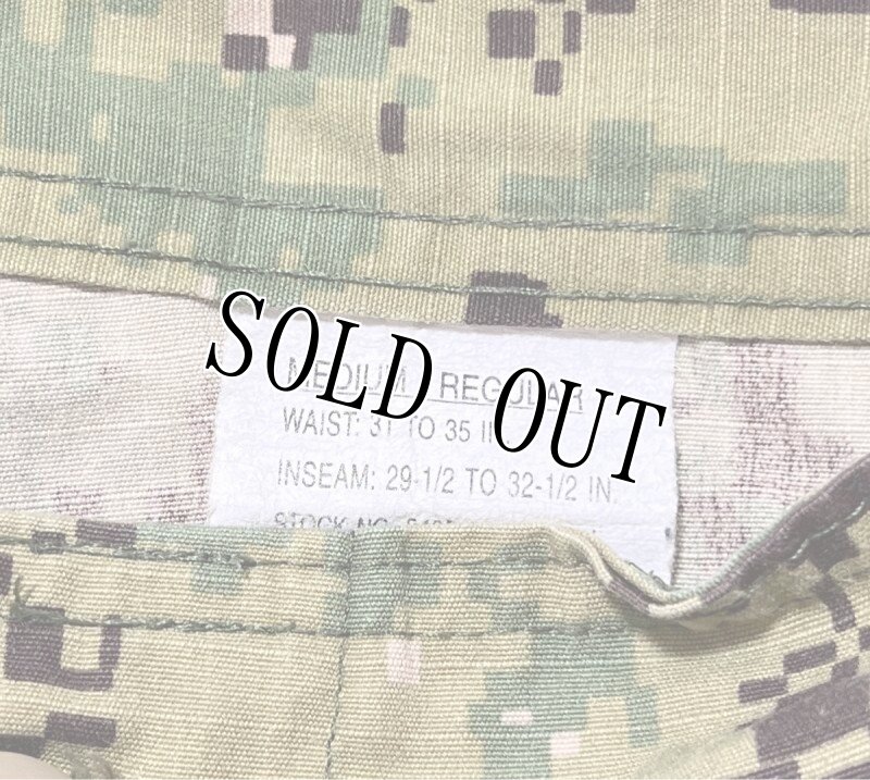 画像5: 米軍実物,US NAVY, AOR2 NUW 迷彩パンツ TYPEIII MEDIUM-REGULAR (5)