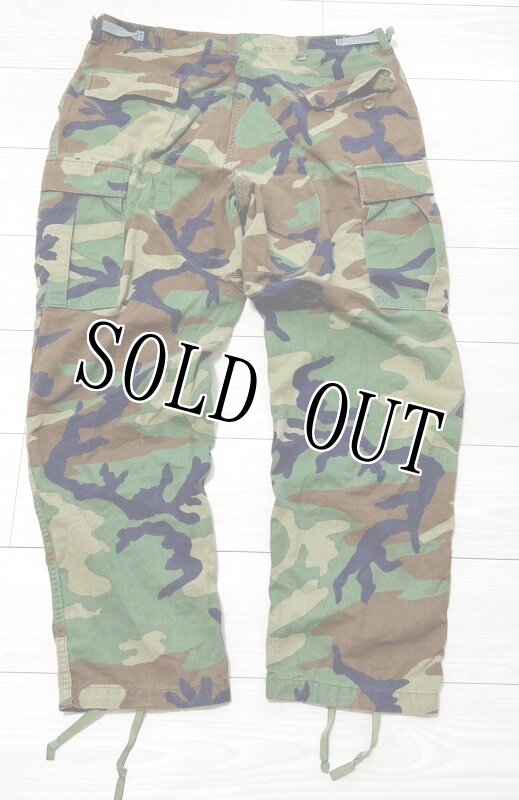 画像3: 米軍実物 ウッドランドカモ 迷彩パンツ LARGE-REGULAR (3)