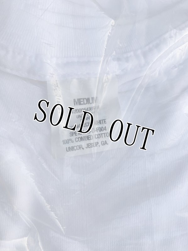 画像3: 米軍実物　UNDERSHIRT Crew Neck WHITE 3P　 (3)