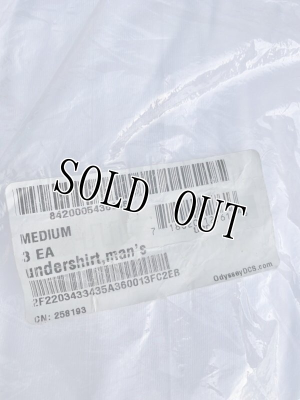 画像4: 米軍実物　UNDERSHIRT Crew Neck WHITE 3P　 (4)