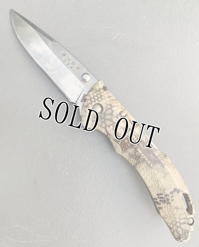 画像3: 米軍放出品 バックナイフ BUCK 285CM リアルツリーカモ (3)