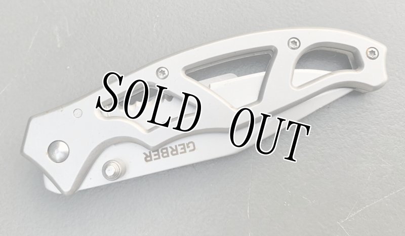 画像2: 米軍放出品 GERBER パラフレーム 1 ガーバー ナイフ ツール【ステンレス】スケルトンハンドル  (2)